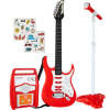 Kids Electric Guitar Toy Play Set w/ 6 Songs, Microphone, Amp - Thumbnail 1