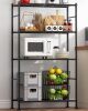 Storage Shelves - 4 Tier Shelf Organizer, Heavy Duty Garage Shelving Unit with Leveling Feet, Stable Metal Shelves Organizer for Pantry, Kitchen and Closet - Thumbnail 1