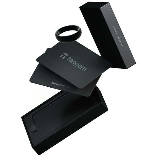 Tangem Ring Size 12 (US) - Secure Crypto Wallet - Trusted Cold Storage for Bitcoin, Ethereum, NFT's & More Coins - 100% Offline Hardware Wallet - Lot 7294