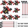 Pack of 8 Ignition Coil Pack and Spark Plug Wires Set Compatible with Chevy Express Silverado Suburban GMC Savana Sierra Yukon XL Cadillac Escalade - Thumbnail 1