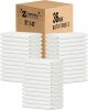 White Bath Towels Bulk 36 Pack - 100% Cotton Economy Light Weight Towels for Commercial Use - Quick Dry, Ultra-Soft, and Absorbent Bulk Towels - Thumbnail 1