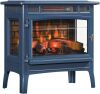Freestanding Electric Fireplace Stove Heater with 3D Flame Effect for 1,000 Sq. Ft. Room - Thumbnail 1