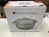 Cast-Iron Dutch Oven Kitchen Cookware w/ Enamel, Handles - 6qt - Thumbnail 2