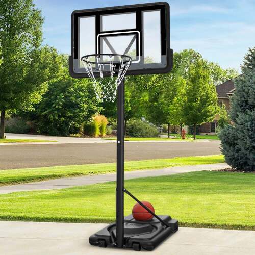 Adjustable Regulation-Size Basketball Hoop w/ Fillable Base, 2 Wheels - Lot 7399