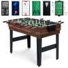 10-in-1 Combo Game Table Set w/ Pool, Foosball, Ping Pong, Chess - 2x4ft - Thumbnail 1