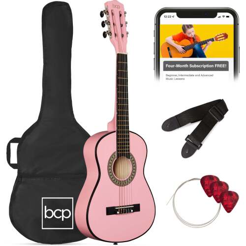Kids Acoustic Guitar Beginner Starter Kit w/ Carrying Case - 30in - Lot 7469