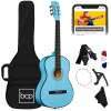 Beginner Acoustic Guitar Set w/ Case, Strap, Extra Strings - 38in - Thumbnail 1