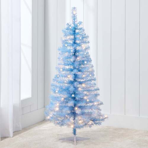 Prelit Colorful Mini Spruce Christmas Tree w/ LED Lights - 4ft - Lot 7553