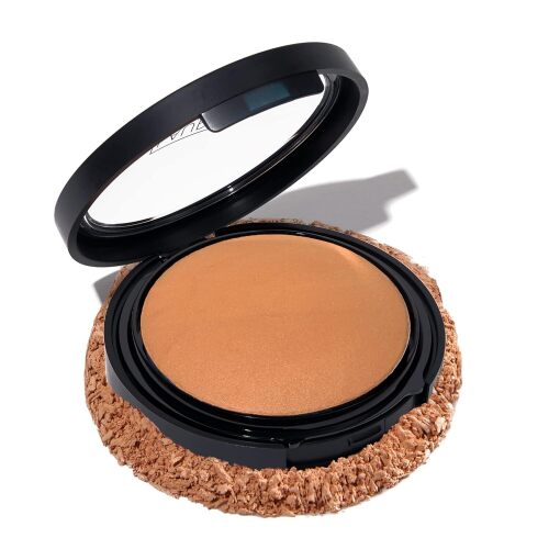 Baked Double Take Powder Foundation - Tan - Buildable Medium to Full Coverage - Matte Finish - Lot 10101