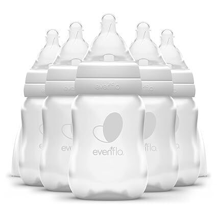 Evenflo Feeding Premium Proflo Venting Balance Plus Standard Neck Baby, Newborn and Infant Bottles - Developed by Pediatric Feeding Specialists - 4 Ounce (Pack of 6) - Lot 7576