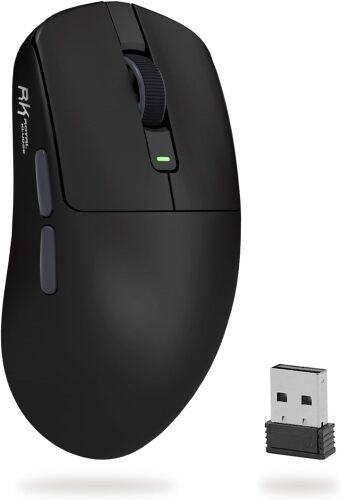 Wireless Gaming Mouse, 24000 DPI, 43g Ultra-Lightweight, PAW3311 Sensor, 2.4G/Bluetooth/USB-C Rechargeable Wireless Mouse with 5 Programmable Buttons for PC/Mac - Lot 7551