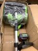 Cordless Power Snow Shovel, Rechargeable Battery, Charger, Green - Thumbnail 2
