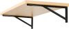 Wall Mounted Folding Workbench,47.2" Heavy Duty Fold Down Work Table with Metal Shelf for Workshop,Garage,Holds Up to 550 lb - Thumbnail 1