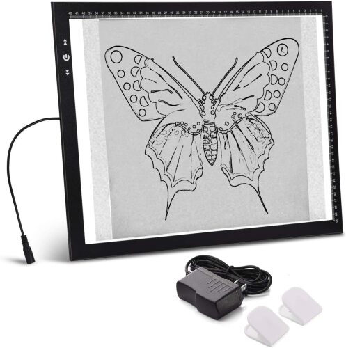 A3 LED Artist tracing Light Box Copy Table, Adjustable High Brightness Light Pad for Tattoo Drawing, Sketching, Animation, Diamond Painting Accessories - Lot 7689