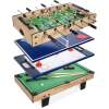 4-in-1 Multi Game Table Set w/ Air Hockey, Table Tennis, Billiards, Foosball - Thumbnail 1