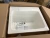 MUSTEE 22 in. x 25 in. x 13.75 in. Molded Fiberglass Drop in Utility Sink in White - Thumbnail 2