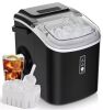 9.4 in. 26.5 lb. Bullet Ice Countertop Portable Ice Maker in Black with 9-Cubes/6-Mins, Auto-Cleaning, Basket and Scoop - Thumbnail 1