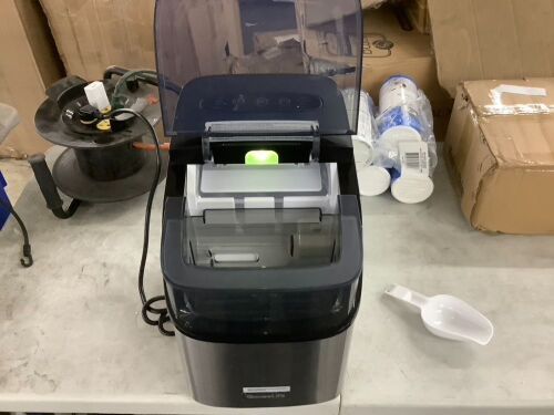 GoveeLife Smart Portable Countertop Ice Maker with Voice Control, 9 Ice Cubes in 6 Minutes 3 Sizes, 26lbs/24Hrs, Self Cleaning - Lot 153
