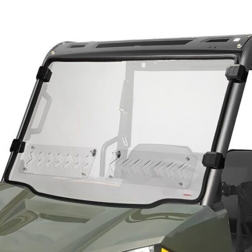 Kemimoto 2-in-1 Vented Front Windshield for Polaris Ranger Midsize 570 500 2015-2022 - Lot 174