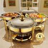 Chafing Dishes for Buffet, 4 Pack - Thumbnail 1