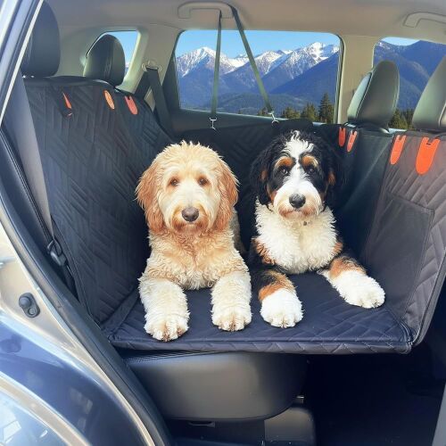 Dog Backseat Extender with Hard Bottom - Lot 250