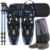 Odoland Lightweight Aluminum Snowshoes with Trekking Poles - Thumbnail 1