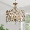 5-Light Crystal Chandelier - Thumbnail 1