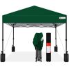 One-Person Setup Instant Pop Up Canopy w/ Case, 4 Weight Bags - 8x8ft - Thumbnail 1