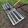 Rocklin Lawn Leveling Rake 10" x 30" Ground Plate, 78" Handle - Thumbnail 1