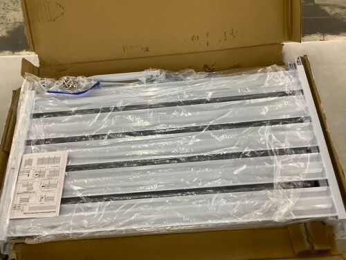 Metal Privacy Fence Panels, 42" x 38", 2 pack - Unknown if Hardware is Complete - Lot 363