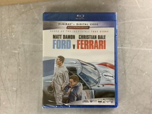 Case of (30) Ford v Ferrari Blu-ray + Digital - Lot 364