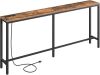 MAHANCRIS 70.9'' Narrow Console Table with Power Outlet - Thumbnail 1