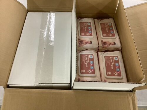 MedPride Unscented Baby Wipes, 24 Pack - Lot 369