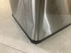 iTouchless 13 Gal. Stainless Steel Trash Can with Sensor Lid, Odor Filter and Pet-Proof Lid Lock - No Power Adapter, Dented - Thumbnail 5
