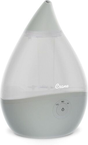 Crane Teardrop Ultrasonic Cool Mist Humidifier - Lot 491JF