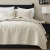 100% Cotton Quilt Queen Size Bedding Set with 2 Pillow Shams - Thumbnail 1