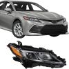 Passenger Headlight for 2018-2022 Toyota Camry L LE SE - Thumbnail 1