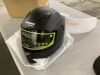 Crown Racing Motorcycle Helmet, Large - Thumbnail 4