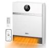 DREO 1500W Smart Wall Mount Ceramic Heater, Furnace, w/Remote 30° Oscillation, Adj Thermostat - Thumbnail 1