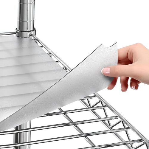 Plastic Shelf Liner Cover for Wire Shelving, 18" x 48", 4 Pack - Lot 753