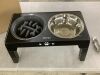 Elevated Dog Bowls for Medium Sized Dogs, Height Adjustable - Thumbnail 4