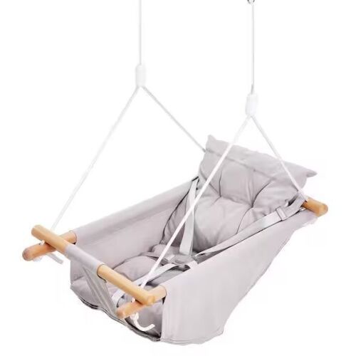 VEVOR Canvas Hammock 3 Modes Baby Swing 5-Point Harness, 150 lbs. Weight Capacity - Lot 715JF