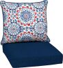 Lot of (6) Arden Outdoor Deep Seat Cushion Set, 24 in x 24 in - Thumbnail 1