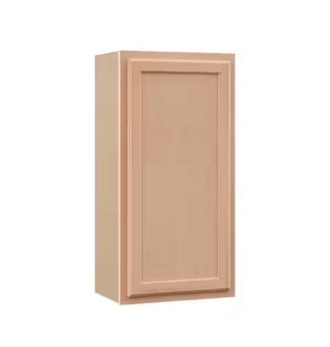 Hampton Bay Recessed Panel 18 in. W x 12 in. D x 36 in. H Assembled Wall Cabinet in Unfinished - Lot 113JF