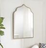Home Decorators Collection Medium Ornate Arched Gold Antiqued Classic Accent Mirror (35 in. H x 24 in. W) - Thumbnail 1