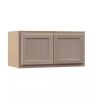 Hampton Bay Recessed Panel 30 in. W x 12 in. D x 15 in. H Assembled Wall Bridge Cabinet in Unfinished - Thumbnail 1