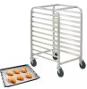 VEVOR 10-Tier Commercial Bakery Rack with Brake Wheels 26 in. L x 20.3 in. W x 39 in. H - Thumbnail 1