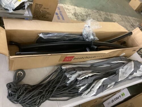 2-Person Brazilian-Style Double Hammock w/ Carrying Bag and Steel Stand - Lot 618