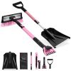 4 in 1 Snow Brush with Shovel, Ice Scraper & Squeegee w/Storage Bag - Thumbnail 1