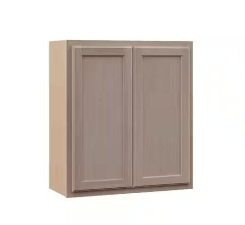 Hampton Bay Recessed Panel 27 in. W x 12 in. D x 30 in. H Assembled Wall Cabinet in Unfinished - Lot 126JF